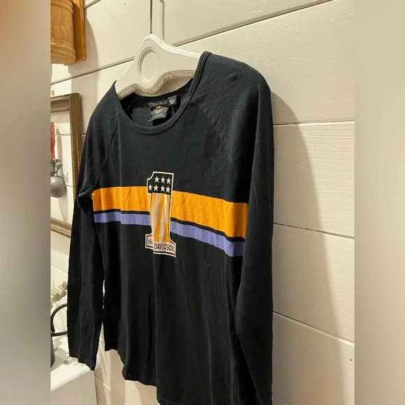 Harley-Davidson® Women's #1 Striped Long Sleeve Tee
Size L - Picture 2 of 8